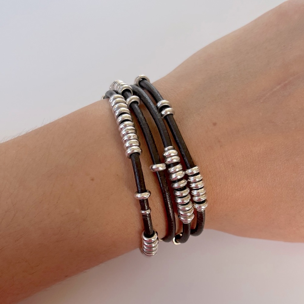 Uno de 50 leather bracelet